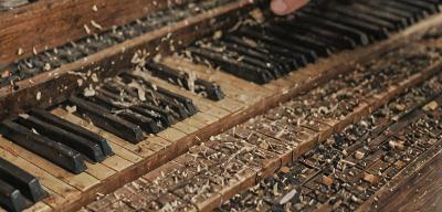 Piano soundboard repair process