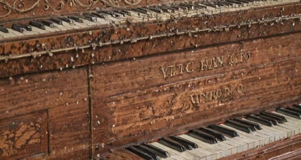 Victorian upright piano restoration before and after